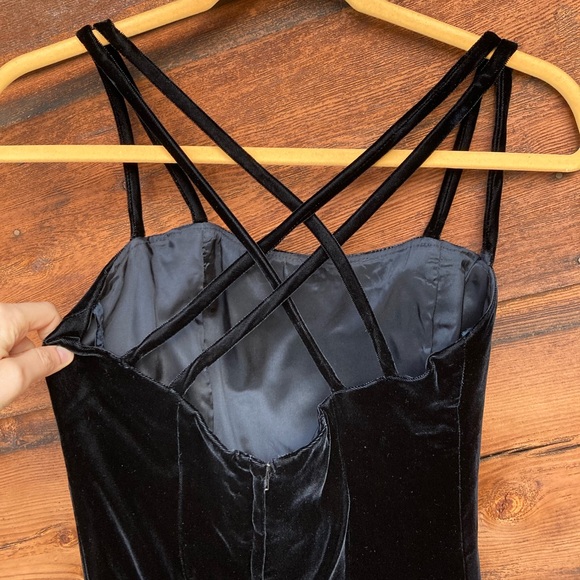 Velvet Mini Dress Vintage - Picture 4 of 8